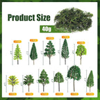 Tigeen 28 Pcs Model Trees Mixed Model - Image 2
