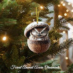 WaaHome Forest Animal Acorn Ornaments – 2D Flat Woodland Forest Animal Acorn - Image 6