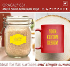 ORACAL 631 Matte Brimstone Yellow Vinyl Durable Roll Easy to Weed Permanent - Image 2