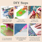 CHWGLFGG Mandala Lotus Diamond Painting Kit - Image 8