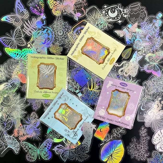 Yoksas Holographic Glitter Stickers - Image 2
