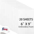 Innconee 20 Pcs 3mm Embroidery Foam EVA Foam Sheets by Innconee
