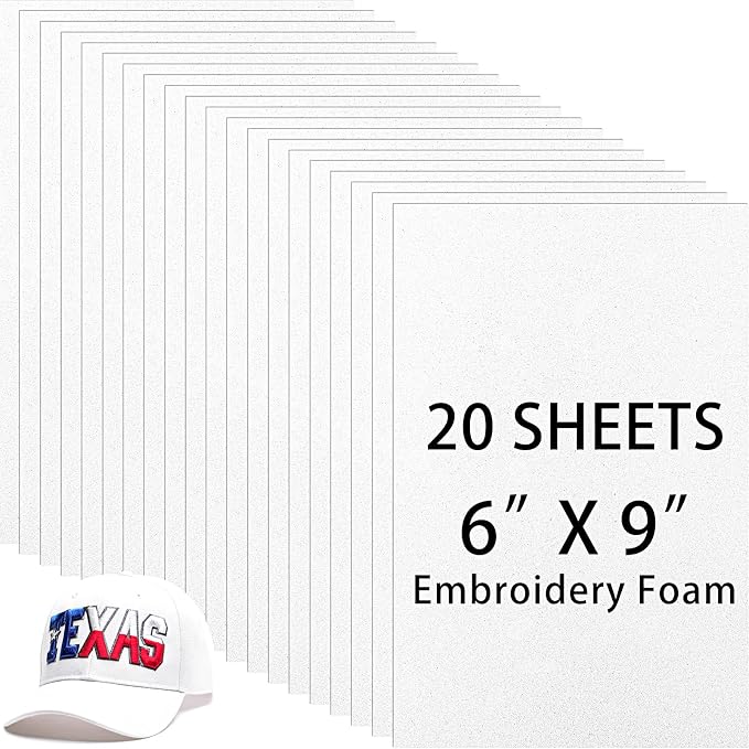 Innconee 20 Pcs 3mm Embroidery Foam EVA Foam Sheets by Innconee