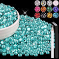1500PCS 6mm Resin Rhinestones Bulk by BELLEBOOST