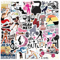 55 pcs Fitness Gym Workout Stickers, Motivational Weightlifting Yoga Exercise by Unknown