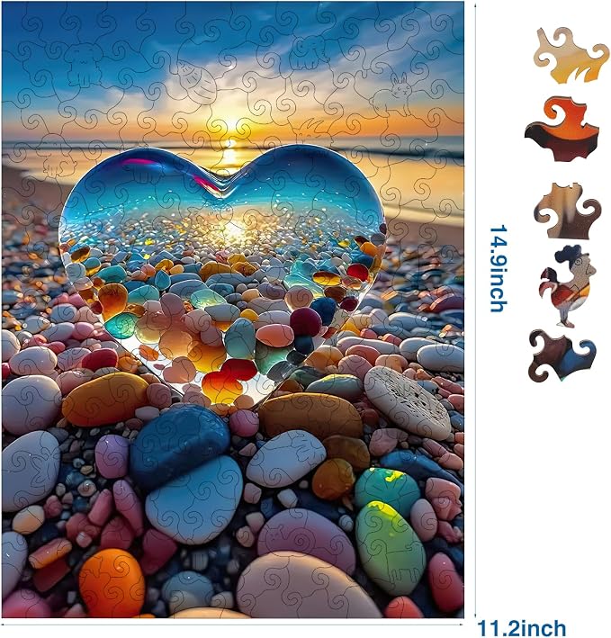 Wooden Puzzle for Adults, Wooden Jigsaw Puzzles for Adults, Unique Wood Animal - Image 5