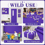 Purple Bulletin Board Roll Non-Woven Fabric Poster 16in X 12ft | Back to School - Image 6