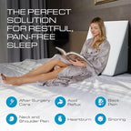 Kolbs Bed Wedge Pillow Chic Jacquard Cover - Image 5