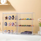 Attelite Acrylic Display Cases for Collectibles, 4 Pack 3 Layer Clear Display - Image 6