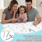 MLife 10 Pcs Beadable Keychain Bars & Blanks - Image 7