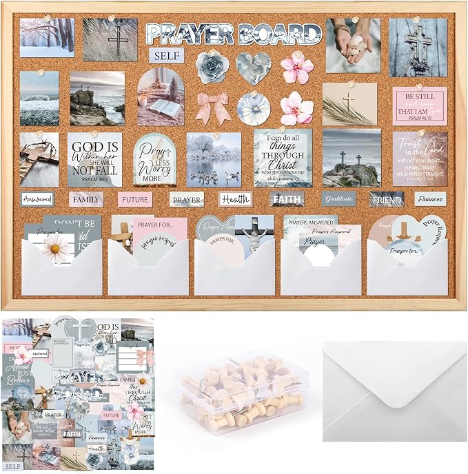 Prayer Board Kit Blue Prayer Board Supplies Not Including Board | Prayer Room - Image 3