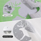 Silver Glitter HTV Heat Transfer Vinyl, Glitter Iron on Vinyl Roll 10" x8ft | - Image 3