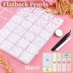 16500Pcs Flatback Pearls for Crafting, Bedazzling Kit for DIY Crafts Clothing - Image 2