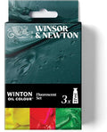 Winsor & Newton Winton Oil Color Paint Set, Fluorescent, 3 x 37ml Tubes by WinsorNewton
