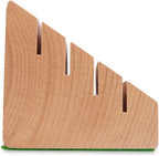 Black long Di fang Standard Size Solid Beech Playing Card Holder-2 Piece - Image 5