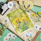 Dandelion Floral PET Stickers Set, Journaling, DIY Crafts, and Art Supplies - Image 6