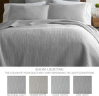 Levtex Home Cross Stitch Reversible Queen Bedspread Set - Image 4