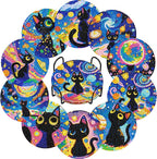 10-Pack Diamond Art Coaster Kit by DOZEEZOP