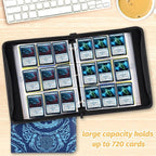 9-Pocket Card Binder for MTG, 720 Double Sided Pocket PU Trading Collection - Image 5