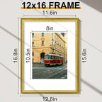 Vittanly 12x16 Picture Frames Set of 2, Ornate Vintage Photo Frame - Image 3