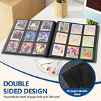 Card Binder, EDUDIIU 9 Pockets Premium Trading Card Binders, Cards Collection - Image 3