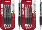 Uni-Ball 207 Retractable Gel Pens, Medium Point by uni-ball