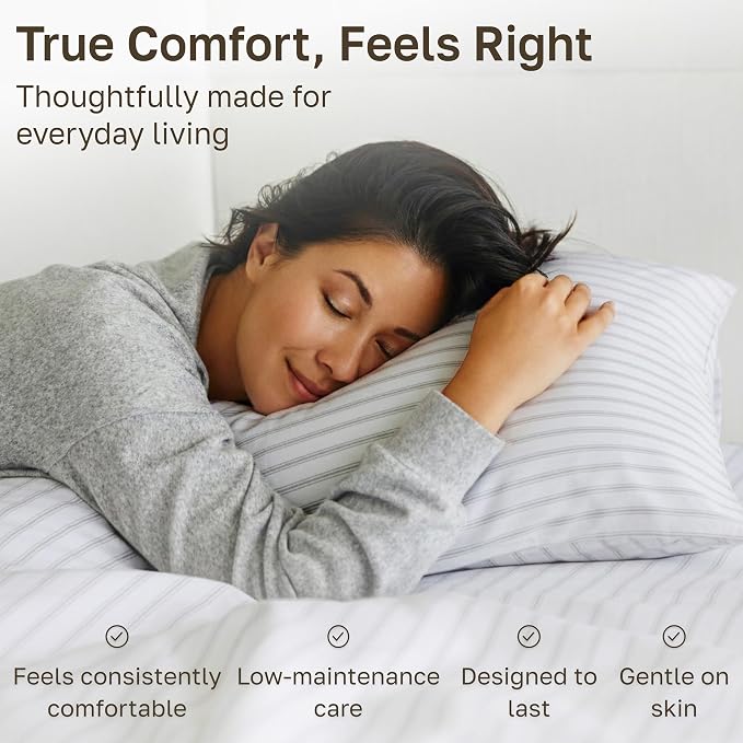 CALIFORNIA DESIGN DEN 5-Star Hotel 600 Thread Count 100% Cotton, Soft & Smooth - Image 6