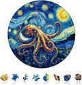Ocean Night Octopus Puzzles Adults Gifts by Jollitot