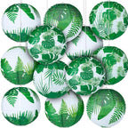 Panelee 12 Pcs Tropical Party Decorations Palm Leaves Paper Lanterns 8 Inch by Panelee