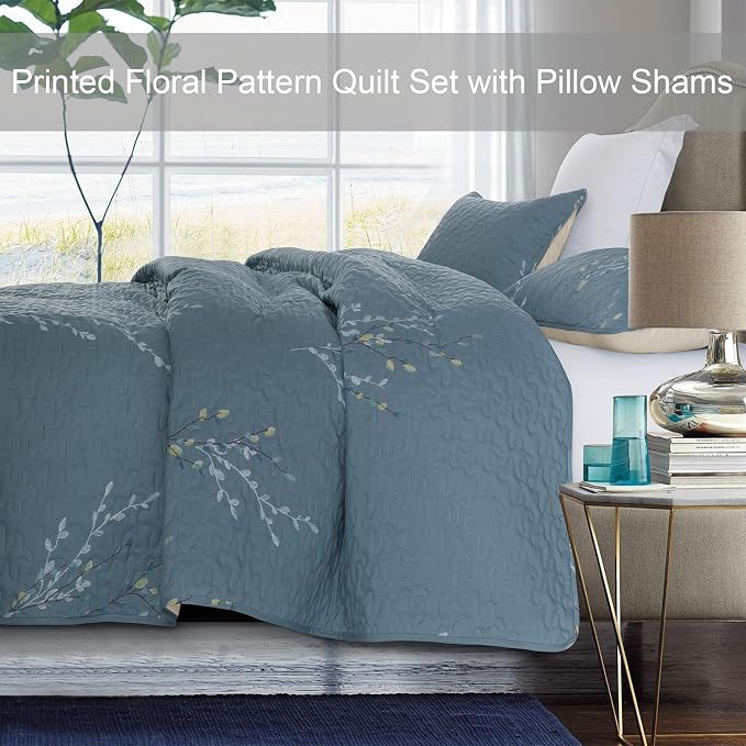 Exclusivo Mezcla Reversible Boho Quilts Queen Size - Image 2