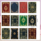Skylety 24 Pieces 1:12 Scale Miniatures Dollhouse Books Assorted Miniatures - Image 3
