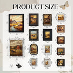 Kathfly 15 Pack Vintage Picture Frames - Image 3