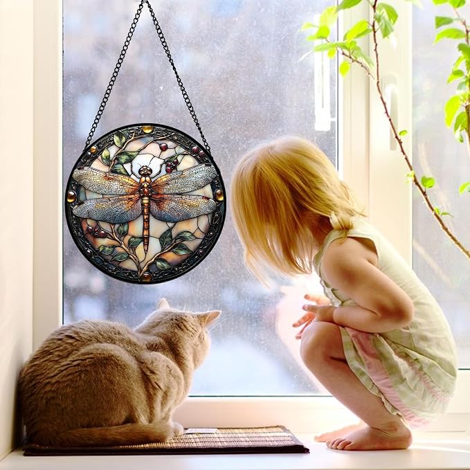 DASTOLL Stained Glass Window Hanging - Image 3