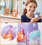 pindda Fluffy Pipe Cleaner Craft Kits, Includes Brown Cow and Fox Crafts - Image 7