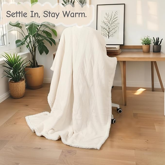Soypipo Electric Heated Blanket Throw 50"x60", Warm & Lightweight Heated Blanket - Image 6