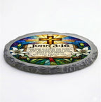 Magnolia Garden 10-Inch John 3:16 Scripture Stepping Stone - Image 3