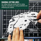 U.S. Art Supply 9" x 12" Self-Healing Cutting Mat 5-Ply - Image 4