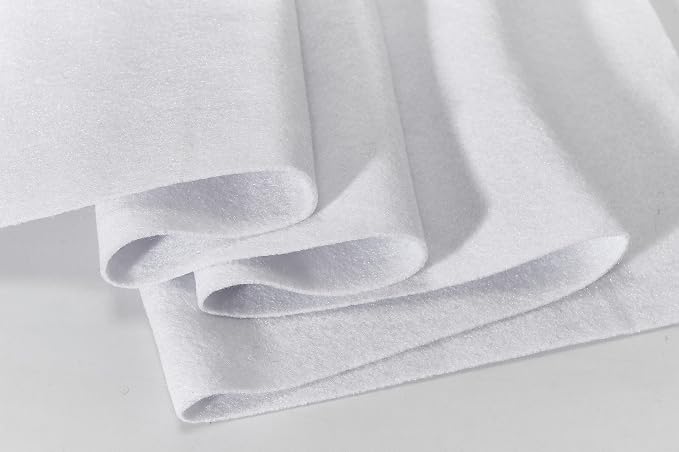 Soft White Felt Fabric 18"X 72"/ 1.6mm Thick Sewing Patwork Material Large - Image 4