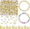 TINKRSTUFF 200 pcs 8mm Spacer Beads by TINKRSTUFF