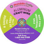 Mandala Crafts 8 GA Turquoise Pink Assorted Anodized Aluminum Craft Wire | 120 - Image 3
