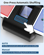ADZERD Automatic Card Shuffler for 1-2 Decks - Image 2