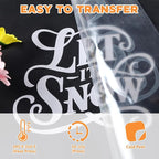 HTVVETUR Iron on Vinyl 12Inch by 60ft Heat Transfer Vinyl - Image 4