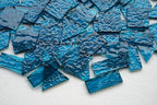Large Size Textured Transparent Glass Mosaic Tiles, 200g Stained Glass Pieces - Image 4