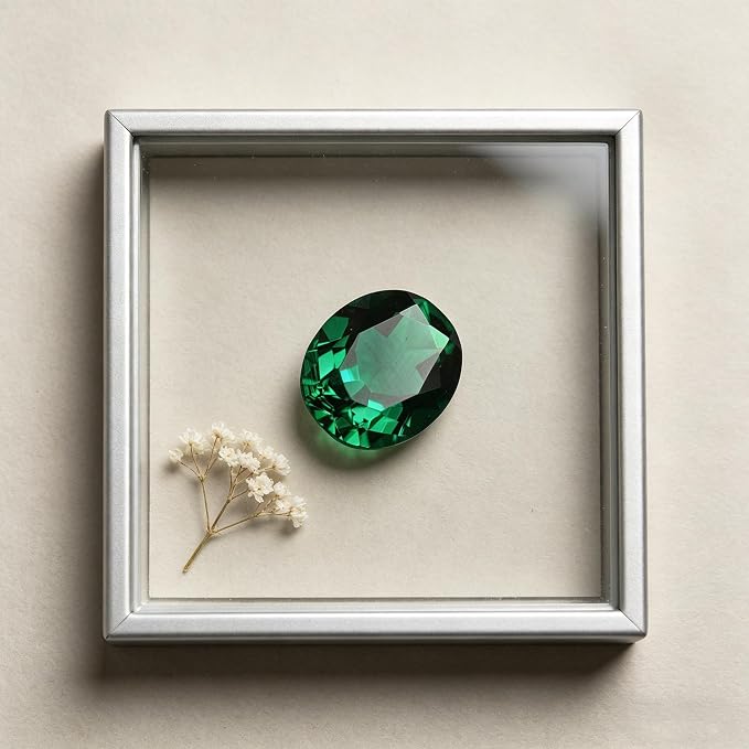 Emerald Green Color Cubic Zirconia Loose Beads Unset - Image 8