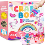 Mumaloo Kids Craft Kit – 10 Unicorn & Mermaid Art Projects | No Mess · All by Mumaloo