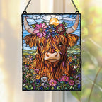 Highland Cow Acrylic Suncatcher - Image 2