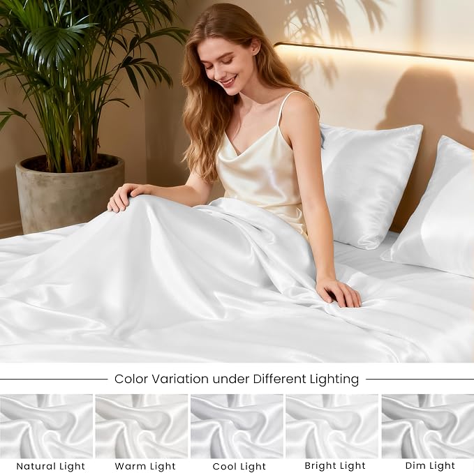 Love's cabin Satin Queen Sheets Set - Image 7