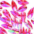 100PCS 18x9mm Large AB Colorful Rhinestones Jewels Gems by Unknown