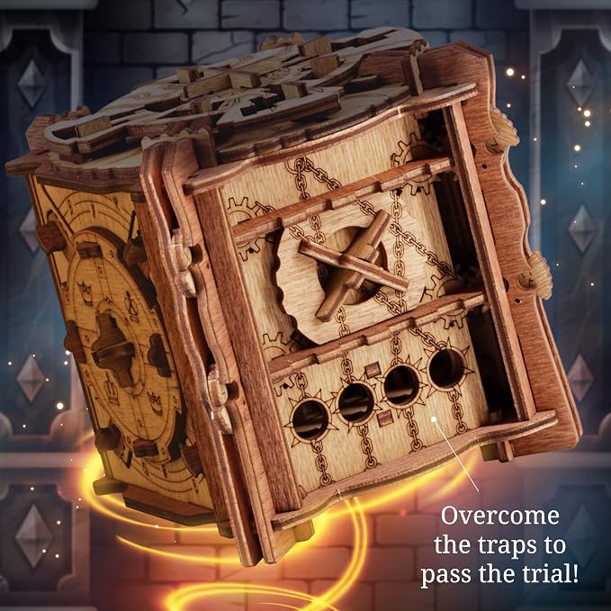iDventure Cluebox Camelot, Escape Room in a Wooden Puzzle Box - Image 5
