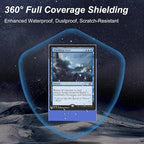 400 Pack Card Sleeves, 200 Matte Blue Trading Card Sleeve and 200 Perfect Fit - Image 5